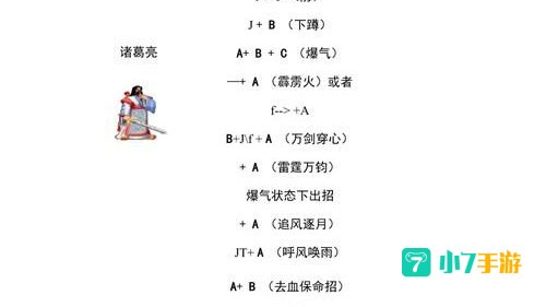 三国战记出招表
